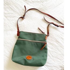 Dooney & Bourke Green Canvas Crossbody Bag
